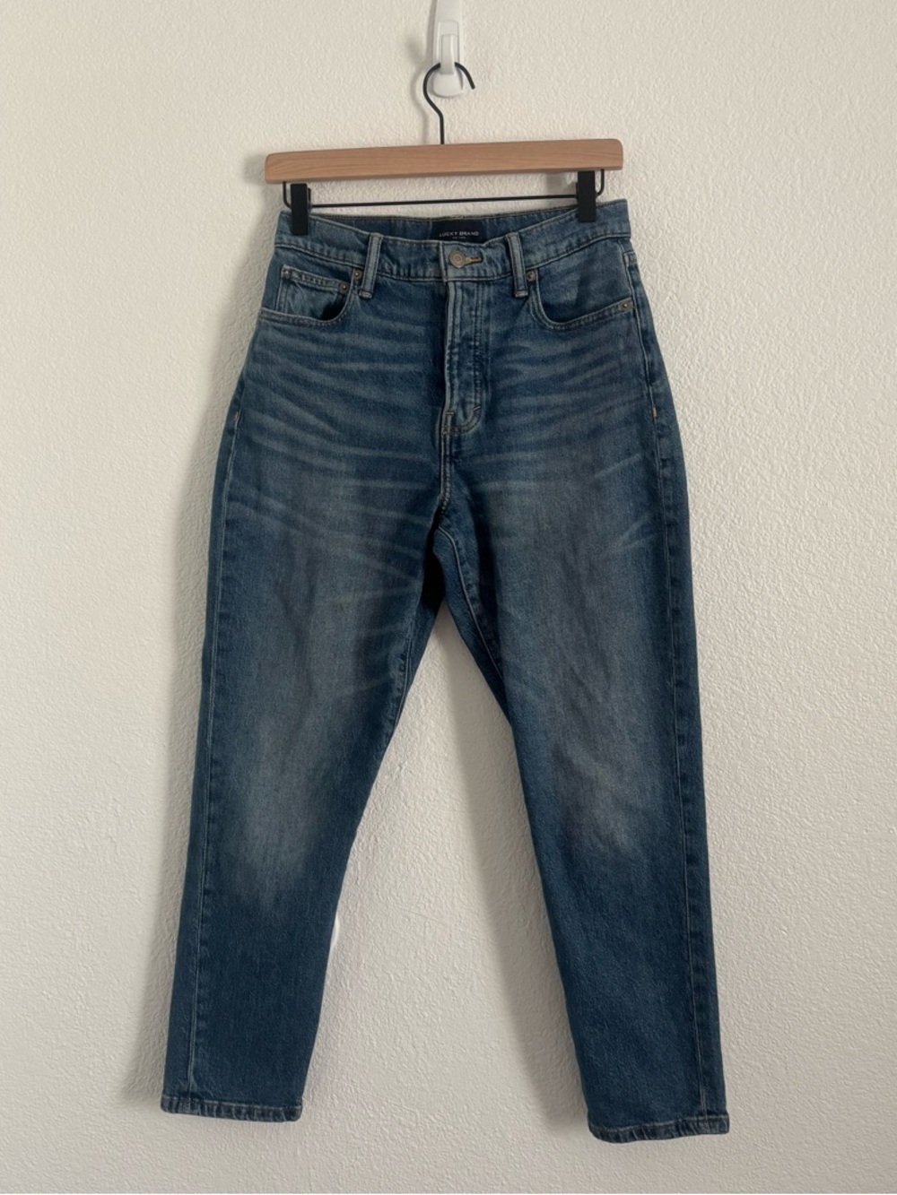Lucky Brand Women's Size 4/27 A Blue The Drew Mom High Rise Taper Jeans